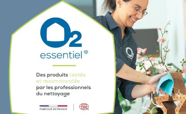 O2 Essentiel – Dégraissant Cuisine, Parfum Amande d'antan – ECOCERT – 500ml  - Produit d'Entretien Français