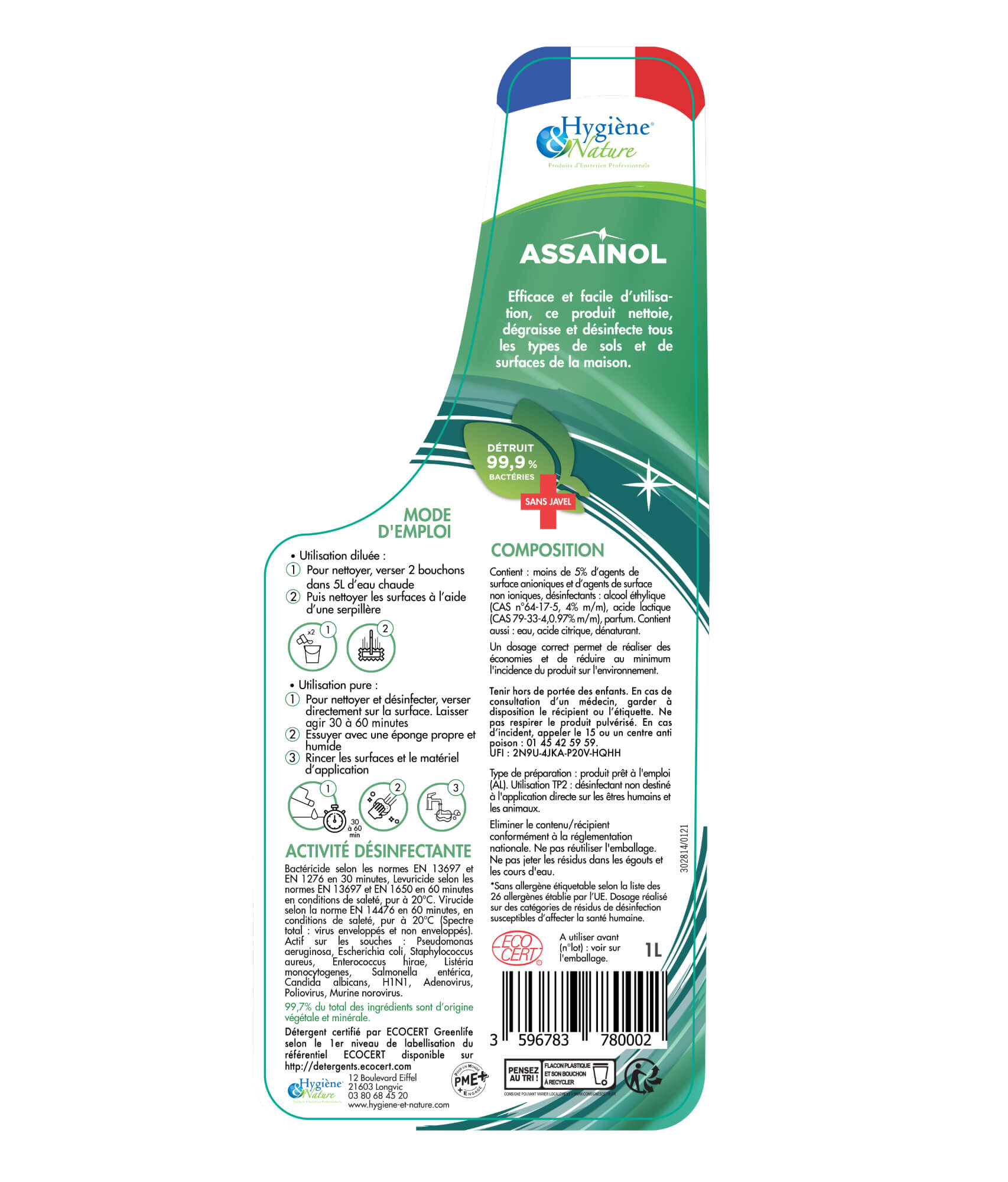 Acide sulfurique 35% - 25 Kg - Produits pour traitement d'eau et  désinfectant - Boissinot elevage - Matériel élevage, matériel avicole et  agricole - Boissinot Elevage